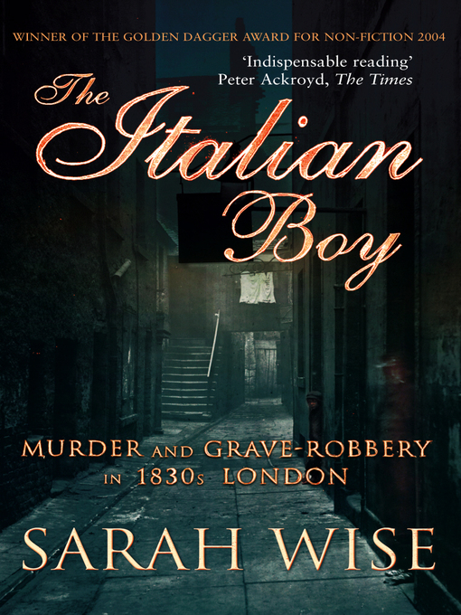 Title details for The Italian Boy by Sarah Wise - Available